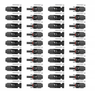 Obsah MC4 konektor 100 PCS Solárny panel + -