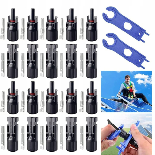 Obsah Solárny panel konektora MC4 -10 Par