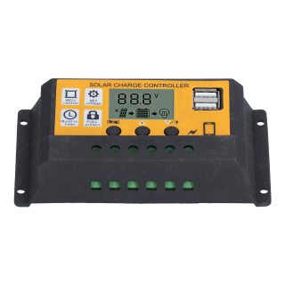 USB LCD 30A 12/24 Ovládač solárneho zakladača