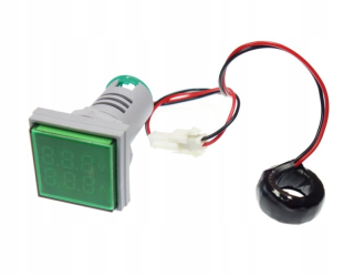 INDIKÁTOR 230V 400V voltmeter ampérmeter LED ZEM