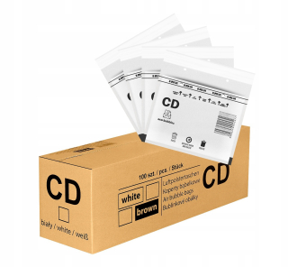 Bublinkové obálky - Vzduchové bublinové obálky CD C D 100 PCS.