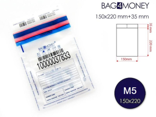 Bublinkové obálky - BANKOVÁ OBÁLKA M5 TRANSPARENTNÁ 100KS.