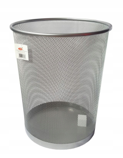 Kôš na smeti - Veľký sieťový košík - L5001, Silver 19L