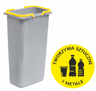 Kôš na smeti - Odpadkový kôš pre výšku zásuvky skrinky 40 cm 9 litr