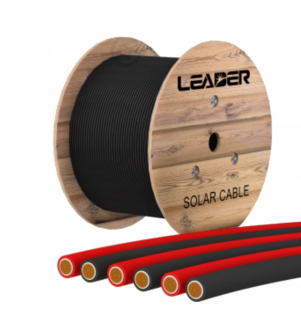 Solárny kábel 1x4mm2 Black Leader Spool 500 MB.