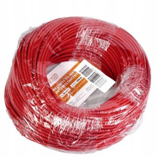 Solárny kábel 6 mm / červený / 100 m úsek