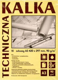 Technický uhlíkový blok A3 90 g Koh a Noor