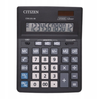 Citizen CDB-1201BK 12-ciferná kalkulačka kancelárie