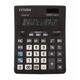 Citizen CDB-1601BK 16-ciferná kalkulačka kancelárie