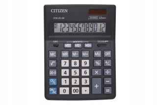 Citizen CDB1201-BK 12-ciferná kalkulačka kancelárie