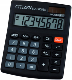 Kalkulačka kancelárie Citizen SDC-805 8 číslic čierne