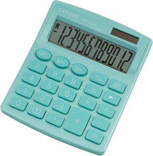 Kalkulačka kancelárie Citizen SDC-812 12 Zelené číslice