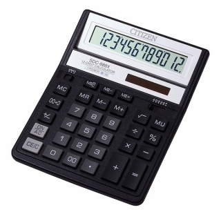 Citizen SDC 888X Black Office Kalkulačka