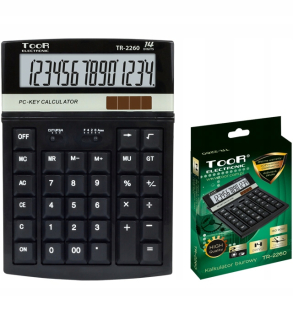 Toor TR-2260 14-miestna stolná kalkulačka
