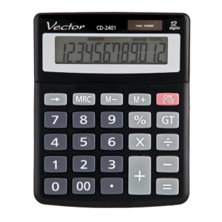 Vektorová kalkulačka kancelárie CD-2401