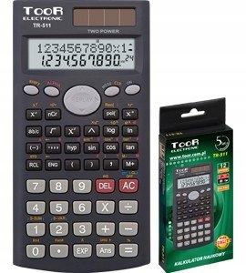 Vedecká kalkulačka TR-511 matematický TOOR 12 položiek