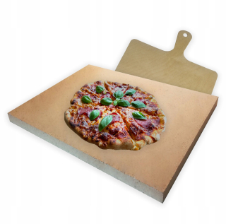 Veľká pizza kameň veľký 40x30 + špachtle