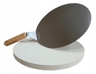 Kamenné šamot 20 mm kolo pre pizzu 35 cm rameno