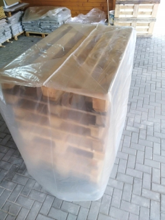 Prepravka, nádoba - Paletový digestor 120 x 120 x 220 priemyselných paliet