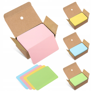 DIY darčekové indexové karty kartónová správa 4 boxy