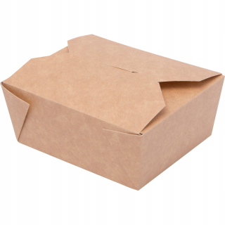 Boxy na jedlo a nápoje - Obedová skrinka Eco Box Kraft Small 11x9cm 50 ks