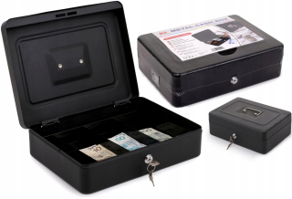 Pokladnica, trezor na peniaze - Kovová pokladnička RED EAGLE BOX-300 na peniaze