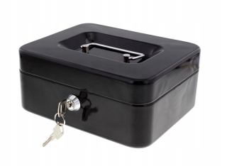 Pokladnica, trezor na peniaze - Mini Safe for Money Metal Money 20x16x9 cm