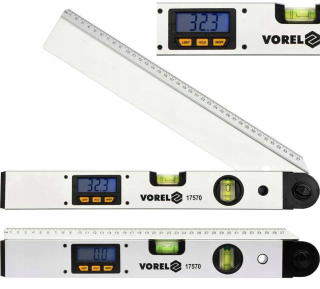 Uhlomer - Elektronický uhol s úrovňou 40 mm 2 libele
