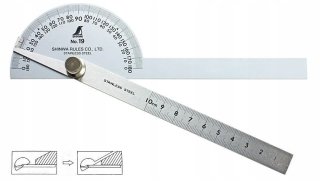 Uhlomer - Dvojramenný uhlomer 100 mm Shinwa 62490