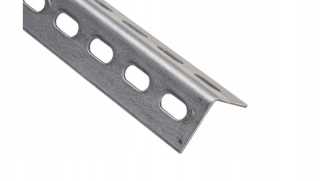 Perforovaný cínový uhol 35x35mm 2 mm 2 mm ktc3