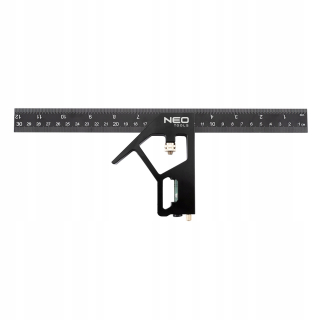 Uhlomer - Multifunkčný uhol 72-127 hliník 30 cm
