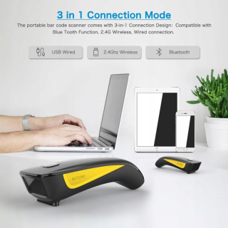 Čítačka kódov - Pocket Mini Scanner QR Bluetooth / USB / WiFi