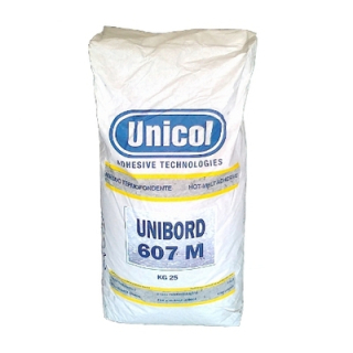 Olepovačka hrán - Tavné lepidlo UNIBORD 607M transparentné-25kg, Unicol