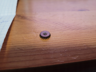 Zubený kruh pre Smiths Chronometric zo štyridsiatych a 50. rokov 20. storočia
