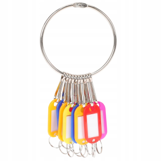 Farebné štítky Key Management Disk Keychain Tags