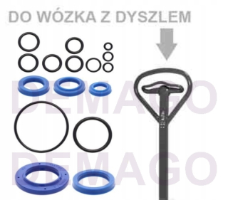 Paletový vozík, paleťák - Sada tuleňov pre Paleciak Jungheinrich AM22