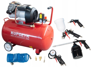 Kompresor - Kompresorový kompresor 100l Kupczyk ZVA 100 450 l/min