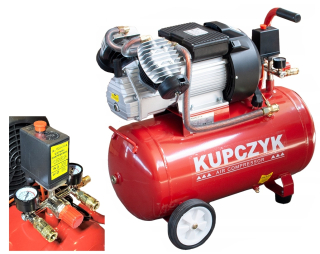 Kompresor - Kompresorový kompresor 50l Kupczyk ZVA 50 450 l/min