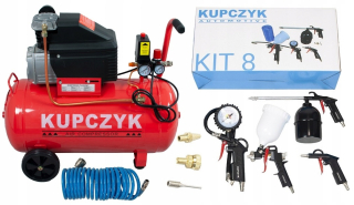 Kompresor - Kompresorový kompresor 50 litrov Kupczyk FL-50 set