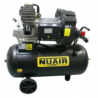 Kompresor - Ropný kompresor Nuair 3kW 350 l/min 50 l 10 bar