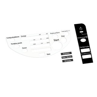 Konica Minolta Bizhub C220 Nálepka pre panel / rohož