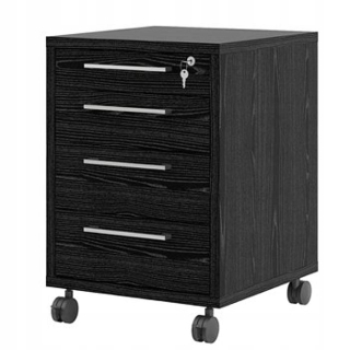 Kancelárska skrinka - Prima 4 Black Key Circle Office Container