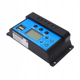 LCD displej regulátora solárneho panelu PWM