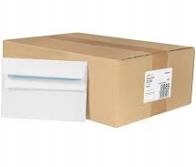 Obálky papierové - Biele obálky C6 Self -Molding 1 000 ks
