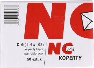 Obálky papierové - Štandardná obálka NC C6 SLOBA SK 200ks