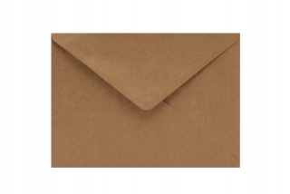 Ozdobné papierové obálky - Dekoratívne obálky pre C5 Kraft Brown Invittions 50 ks