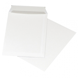 Obálky papierové - Obálky s páskou C4 229x324mm 90 GSM 50 ks biely