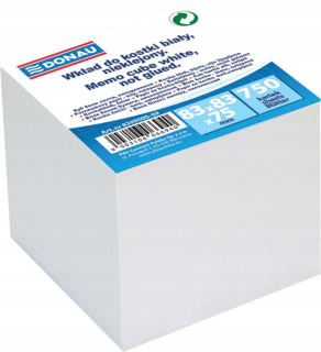 Donau Cube nekontrolovaná 83x83x75 mm biela 6 ks
