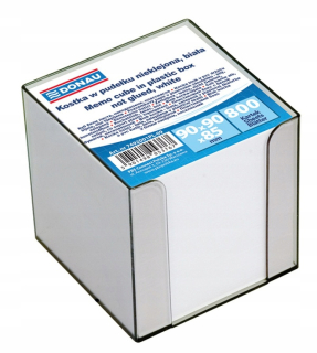 Kalkulácie odkryté 95x95x95 mm asi 800 kariet biele