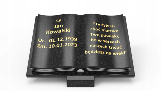 Grave Tombstone gravírovanie 40x30 cm + klin